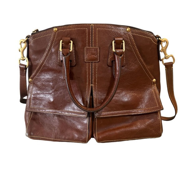 Dooney and Bourke Brown Clayton Purse - Pre owned - Picture 2 of 8